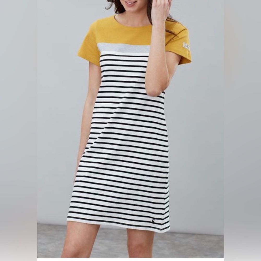 Joules Riviera Jersey Striped Dress